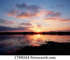 Dundrum, Co., baixo, em, irlanda