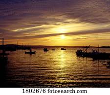 indianas, porto, em, sundown, nova escócia