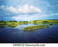 Lough Ballymagauran, Shannon Erne Waterway, Co Cavan, Ireland