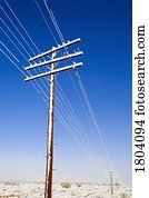 telefone liga, em, a, inverno