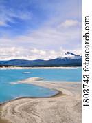 vista, de, abraham, lago, de, ventoso, ponto