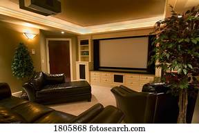 interior, de, sala de estar