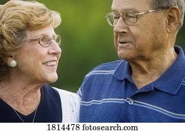 Portrait of a senior couple Portrait of a senior couple