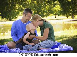 Family in the park Family in the park