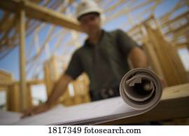 um, trabalhador construção