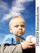 bebê, basebol