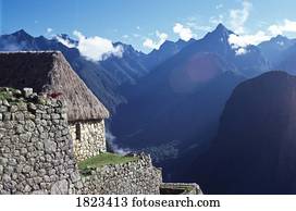 Machu Picchu, Peru, South America, pre-Columbian historical site
