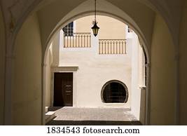 arquitetura grega, rhodes, grécia