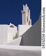 arquitetura grega, santorini, grécia
