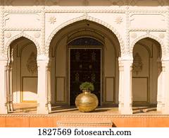 arquitetura, jaipur, índia