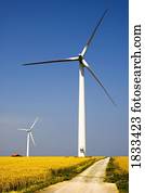 Humberside, England;, turbinas vento