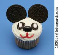 urso panda, cupcake