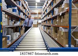 armazém, trabalhador