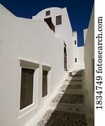 arquitetura grega, santorini, grécia