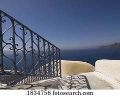 arquitetura grega, santorini, grécia