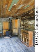 Davey's, loja, granada, cidade ghost, parque estado, Missoula, montana, eua