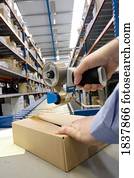 embalagem, um, caixa