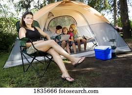 Family camping