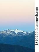 Hurricane Ridge, Mount Olympus, Olympic National Park, Washington, USA  