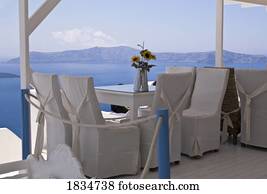 restaurante, rhodes, grécia