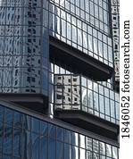 chinês, arquitetura, hong kong, china