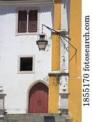 exterior edifício, sintra, portugal