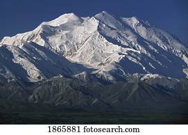 Snow-capped Mount McKinley, Alaska, USA