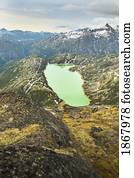 goat lake, coast mountains, alaska, usa