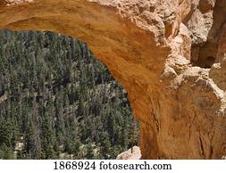 utah, united states of america; the arch of the natural bridge of bryce canyon