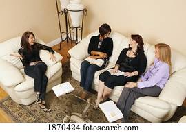 women having a bible study