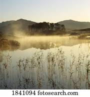 Mist Rising Off A Lake