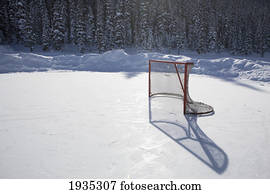 The Zamboni Driver Melts The Ice At An Ice Rink Alberta Canada