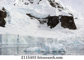 Glacier;, antartica