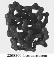 Chain on a white background