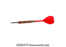 A Dart On A White Background