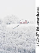 John rankin house in winter;Ripley ohio united states of america