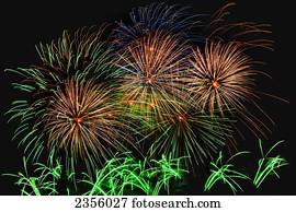 Fireworks Display; London, England