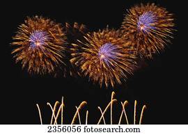 Fireworks Display; London, England