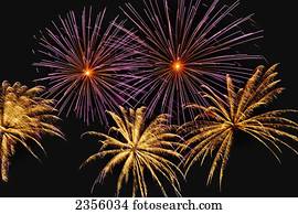 Fireworks Display; London, England