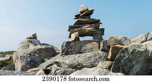 Inukshuk Banque d'Images. 767 inukshuk Images et ...