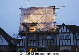 Loft conversion; London, England