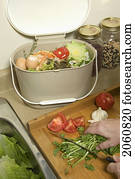 Organic Recycling, Kitchen Compost Pail