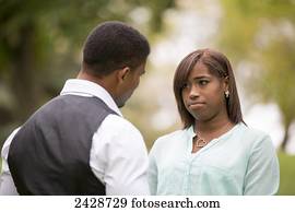 pai filha, tempo qualidade despesa, junto, em, um, park;, edmonton, alberta, canadá