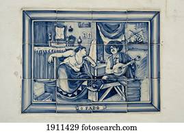 fado, glazed, azulejo, sintra fado, glazed, azulejo, sintra