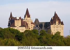 Fairmont Chateau Laurier Hotel Dans En Ville Ottawa Ontario Canada Banque D Image U Fotosearch