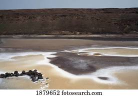 Salt Flats On Sal Island