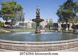 Flora Fountain At The Jard