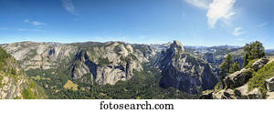 View from Glacier Point, Yosemite National Park; California, United States of America