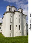 St Nicholas Cathedral, 1113 -1136, a UNESCO World Heritage Site; Veliky Novgorod, Novgorod Oblast, Russia