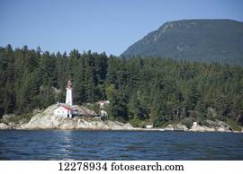 Lighthouse Park at Point Atkinson in West Vancouver; Vancouver, British Columbia, Canada
